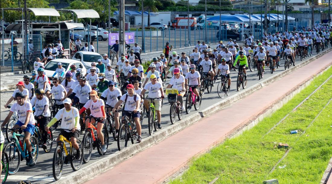 SES reúne ciclistas para conscientizar sobre a segurança no trânsito