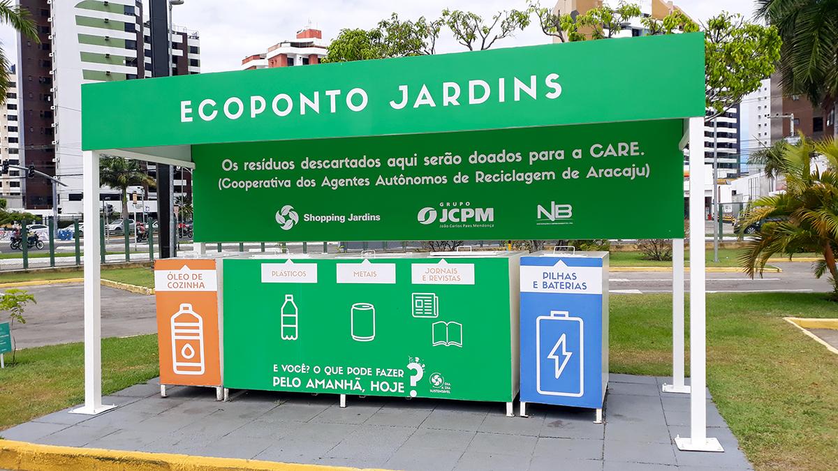 Shopping Jardins realiza ações para destacar a importância da reciclagem