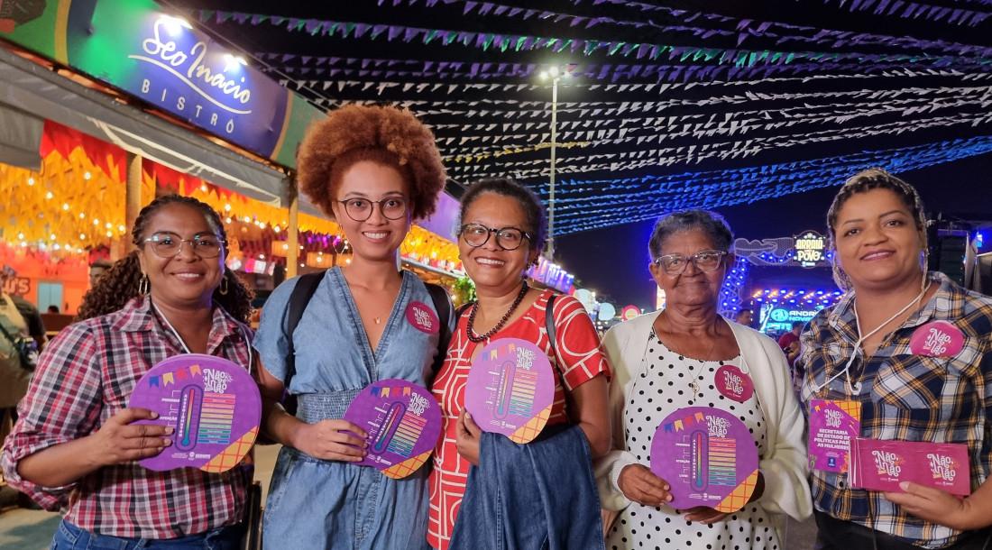 Campanha ‘Não é Não! Oxe!’ utiliza ‘assediômetro’ para orientar sobre importunação sexual em Sergipe