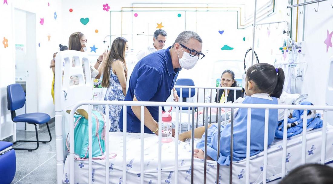 Governo de Sergipe entrega mais leitos pediátricos no Hospital da Criança; são 10 para o HRE e 6 em Socorro