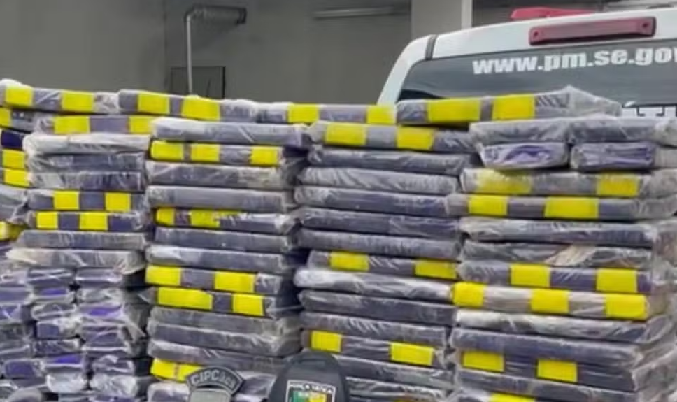 Polícia apreende 100 quilos de maconha no Bairro Farolândia em Aracaju