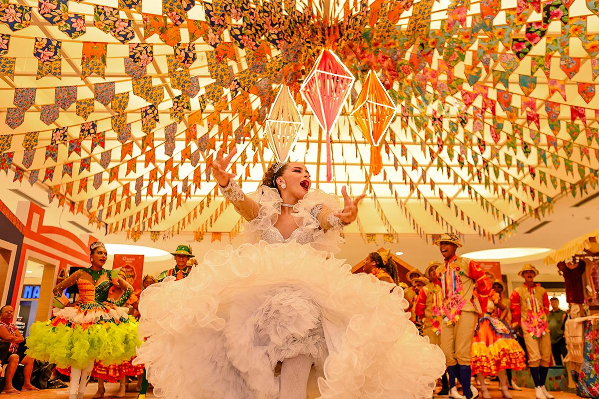 Quadrilha junina Asa Branca apresenta-se hoje no Shopping Jardins