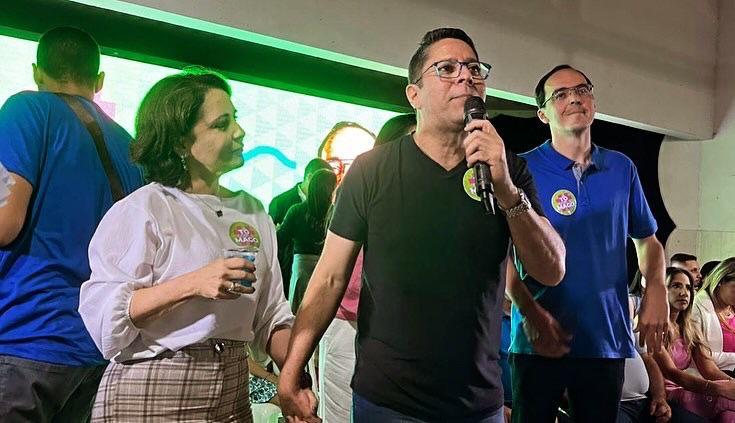 Emília e Ricardo apoiam a candidatura de Georgeo Passos a prefeito de Ribeirópolis