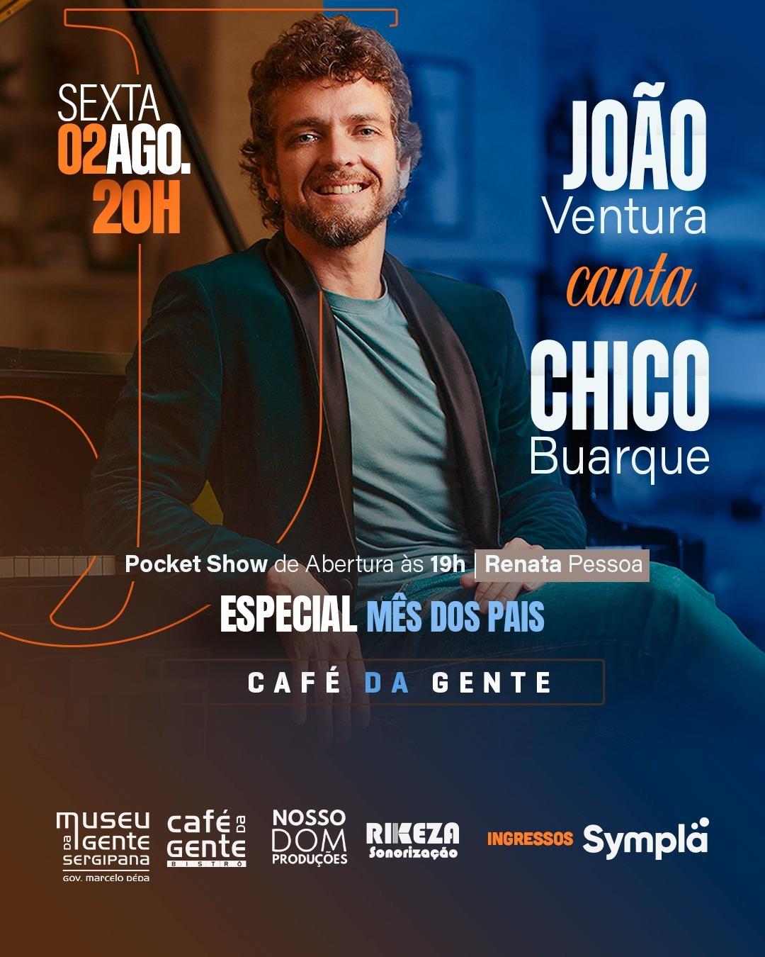 Espaço Cultural do Café da Gente Sergipana Inicia Mês dos Pais com Show de João Ventura