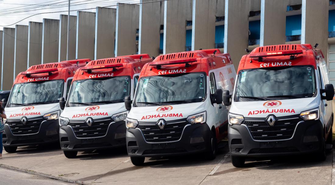 Governo do Estado entrega novas ambulâncias para o Samu 192 Sergipe