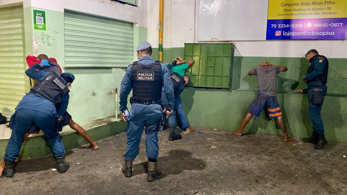 Operação Madrugada Segura resulta na prisão de duas pessoas por furto