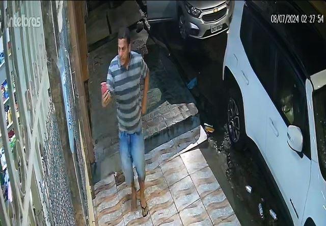 PC divulga imagens de suspeito de extorsão mediante sequestro na Zona Norte de Aracaju