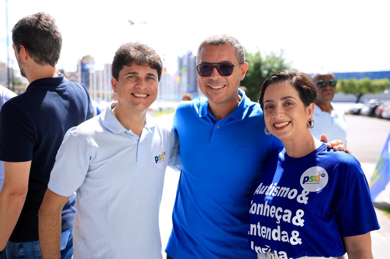 Pré-candidata Priscila Boaventura destaca-se em reunião do PSD em Sergipe