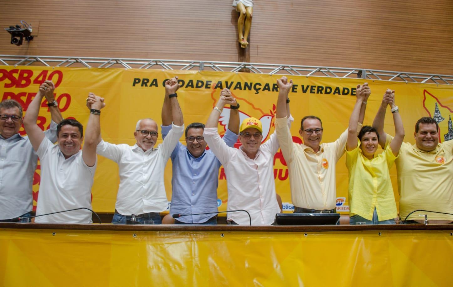 Convenção do PSB referenda apoio à candidatura de Luiz Roberto