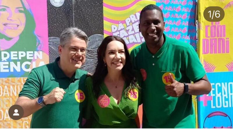 Danielle Garcia homologa candidatura a prefeita e Ayslan Araújo, vice