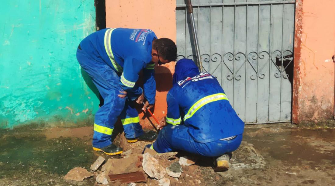 Deso monitora ligações de água irregulares no município de Laranjeiras