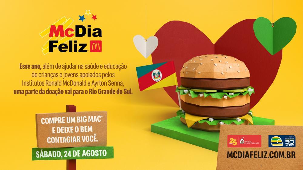 É neste sábado! Tudo o que você precisa saber para participar do McDia Feliz