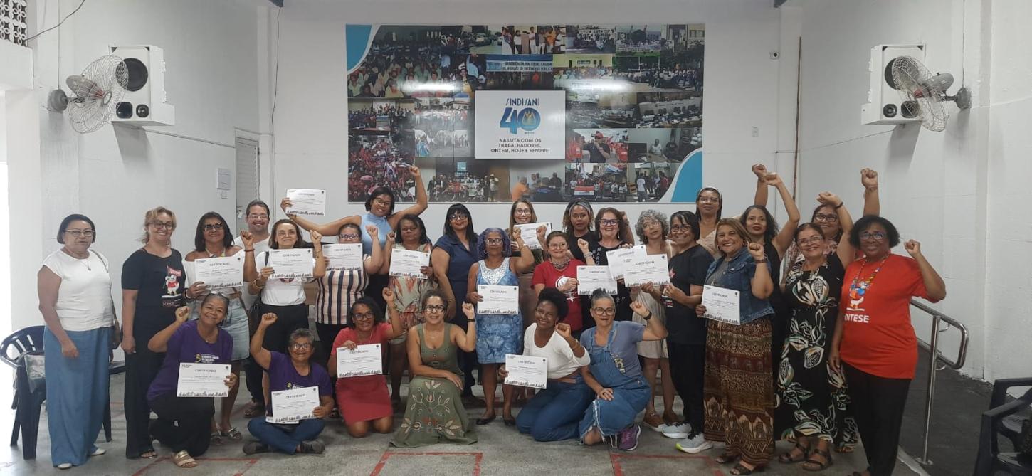 Feminicídio em Sergipe é discutido por Coletivo de Mulheres da CUT no Agosto Lilás