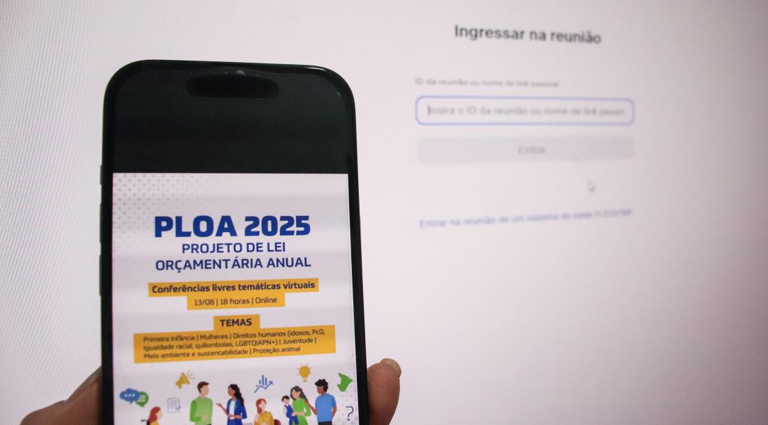 Governo vai realizar audiência pública temática virtual para a construção do PLOA 2025