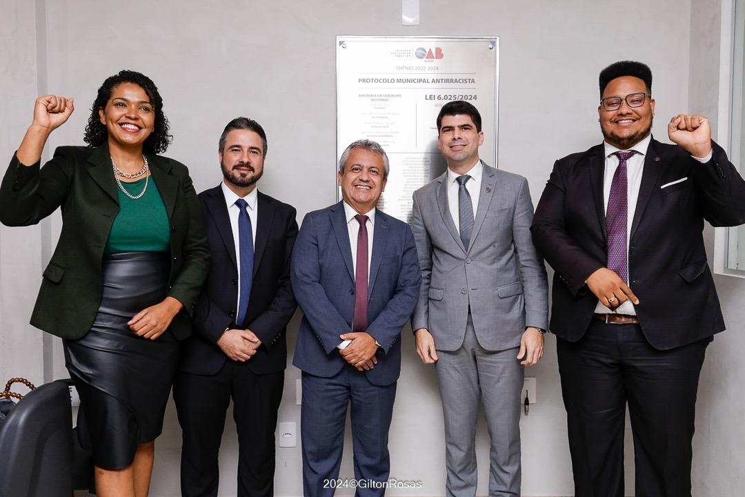 Lei do Protocolo Antirracista é promulgada em solenidade na OAB Sergipe