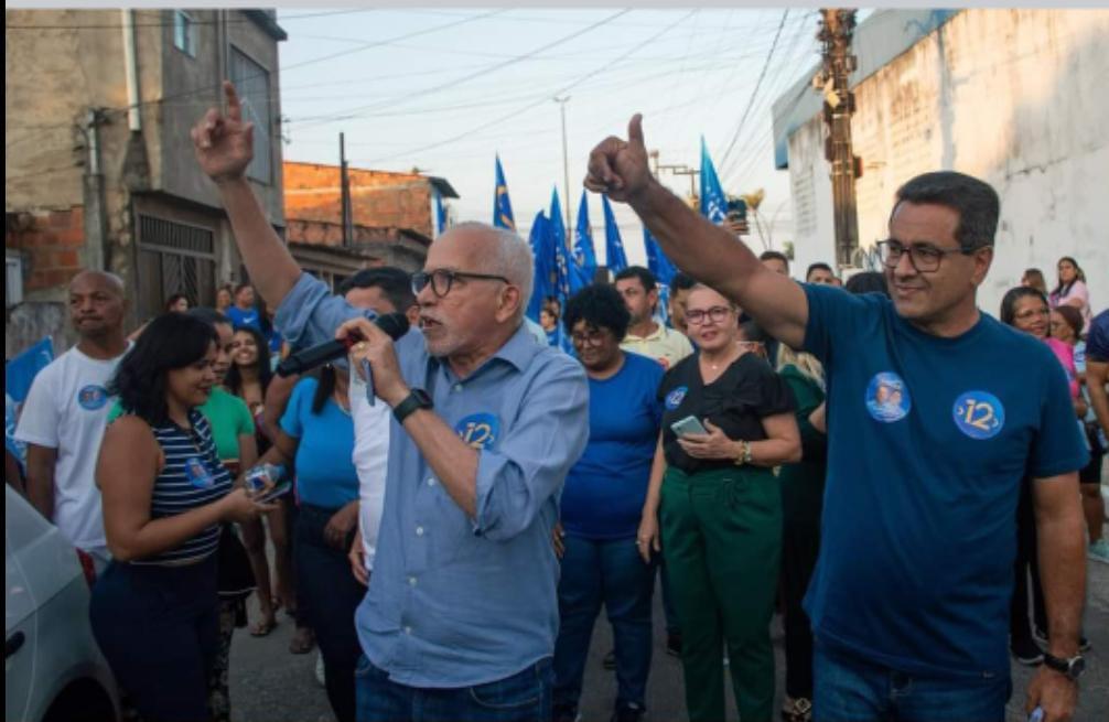 Luiz Roberto e Fabiano realizam caminhada no Porto Dantas e carreata no Industrial