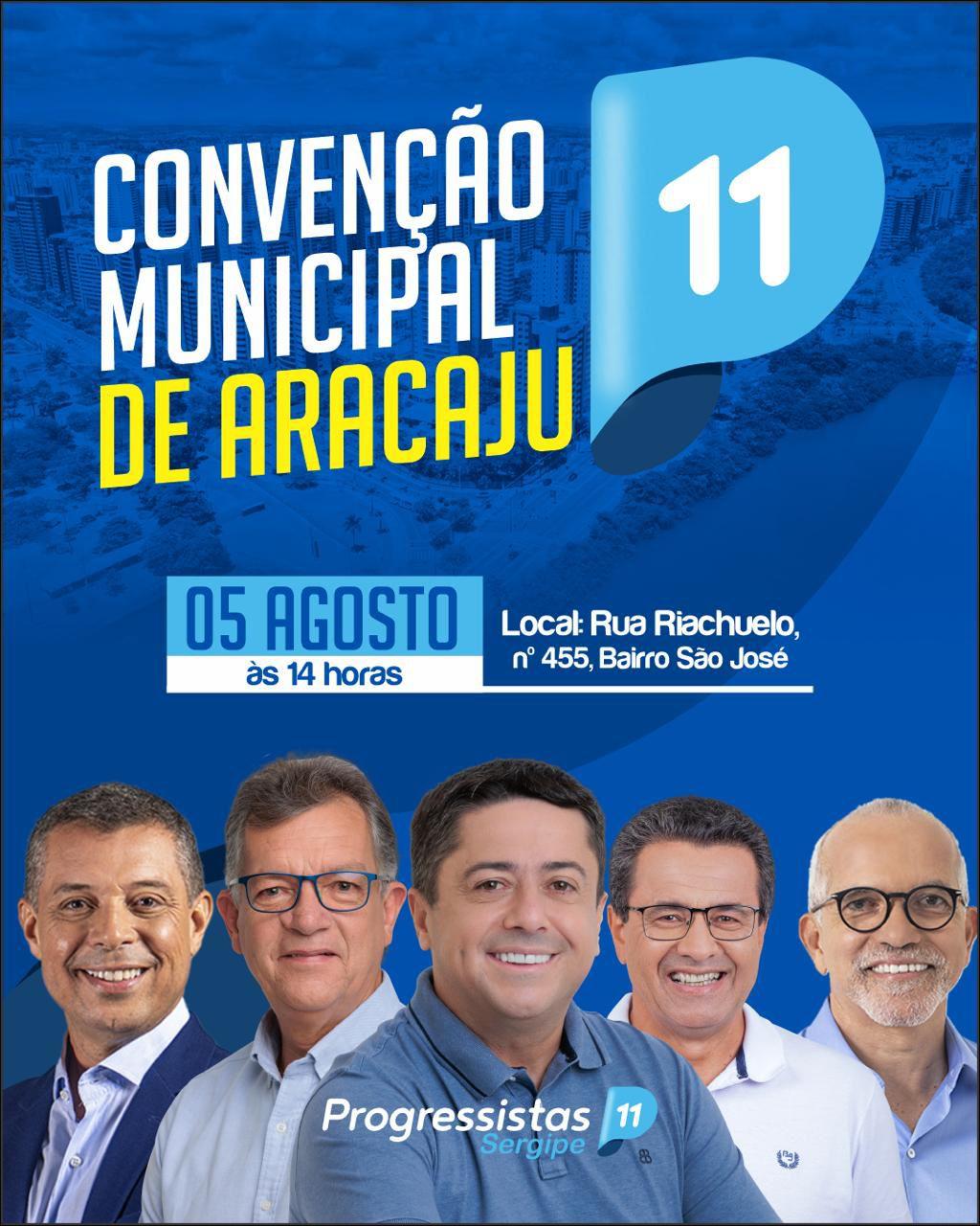 PP realiza convenção municipal em Aracaju nesta segunda-feira