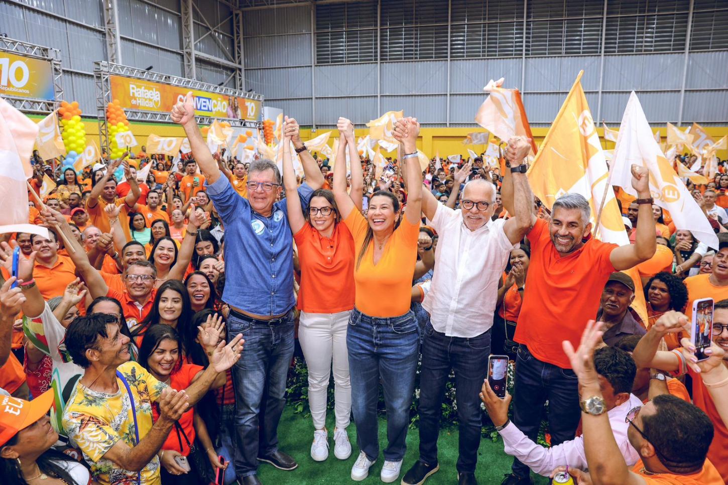 Rafaela de Hilda ganha força com apoios de Márcio Macedo, Lurian Lula, Laércio e Edvaldo