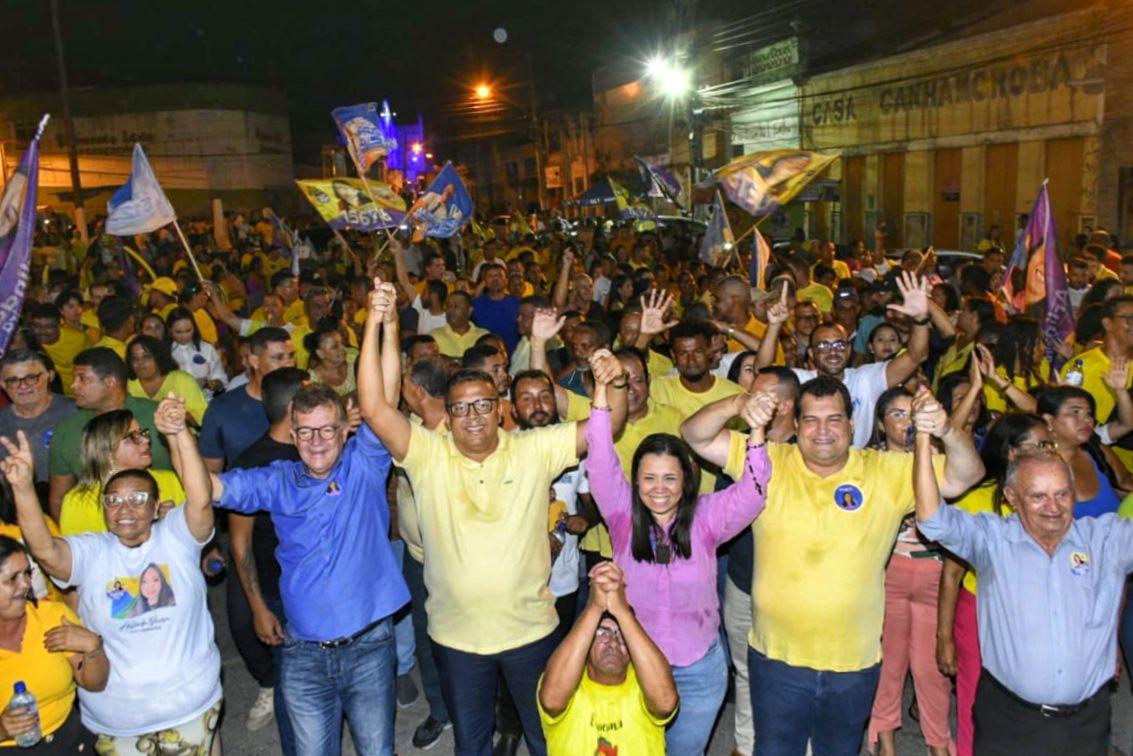 Senador Laércio reforça apoio à candidatura de Arlinda Vieira para prefeita de Maruim