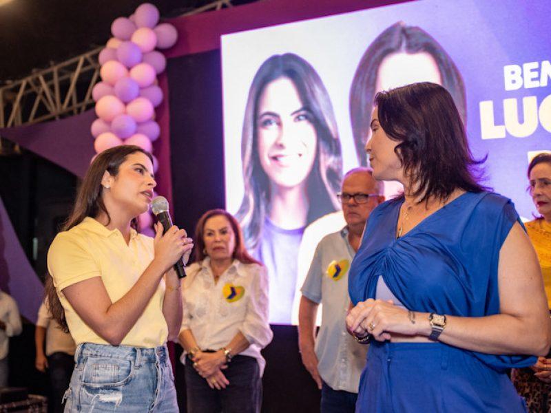 Yandra Moura recebe a adesão da candidata a vereadora Luciana Déda