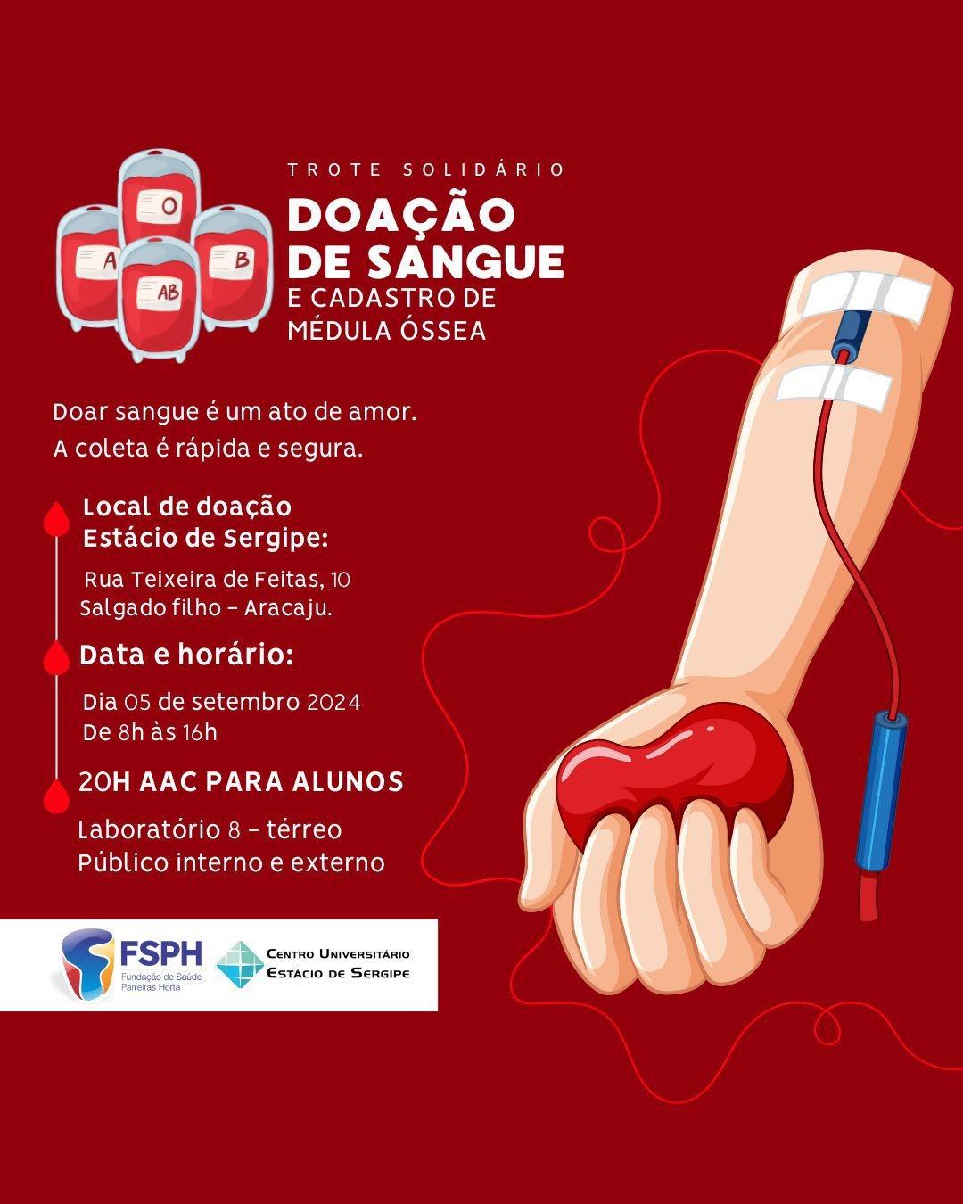 Estácio Sergipe promove trote solidário nesta quinta-feira