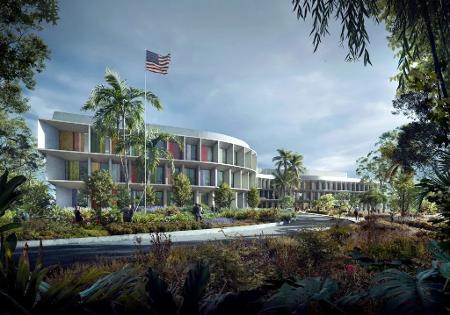 Nova embaixada dos EUA no Brasil com profundidade de 9 andares subterrâneos