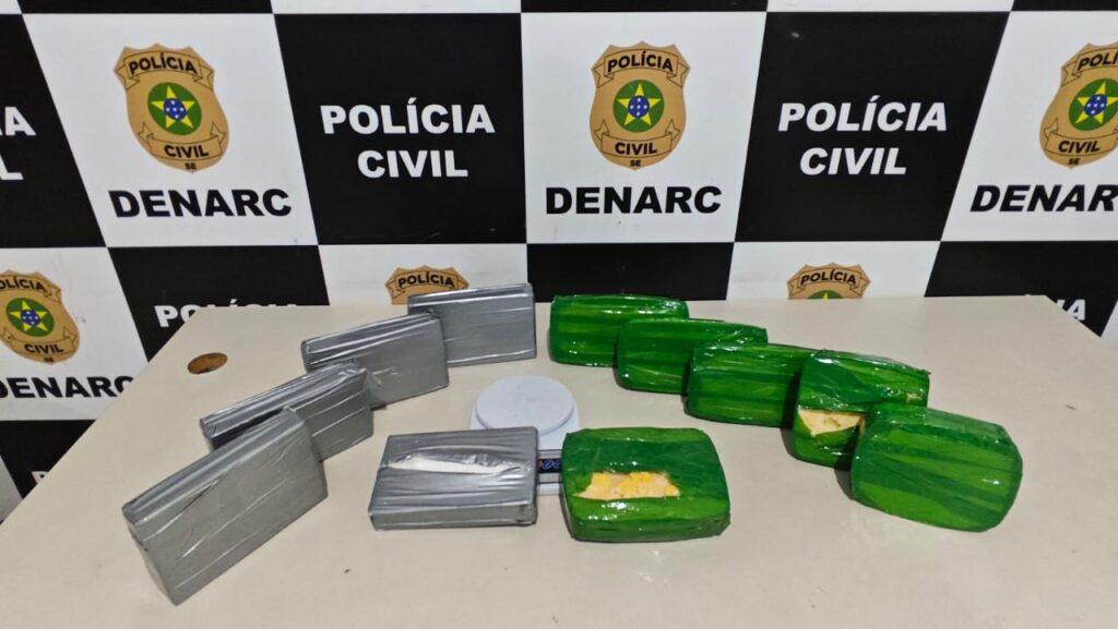 Denarc apreende drogas em Japoatã