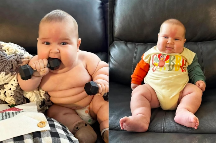 Bebê gigante pesa 15 kg e chama atenção da Liga de Futebol Americano