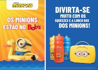 Minions chegam ao Bob’s para animar a temporada de verão