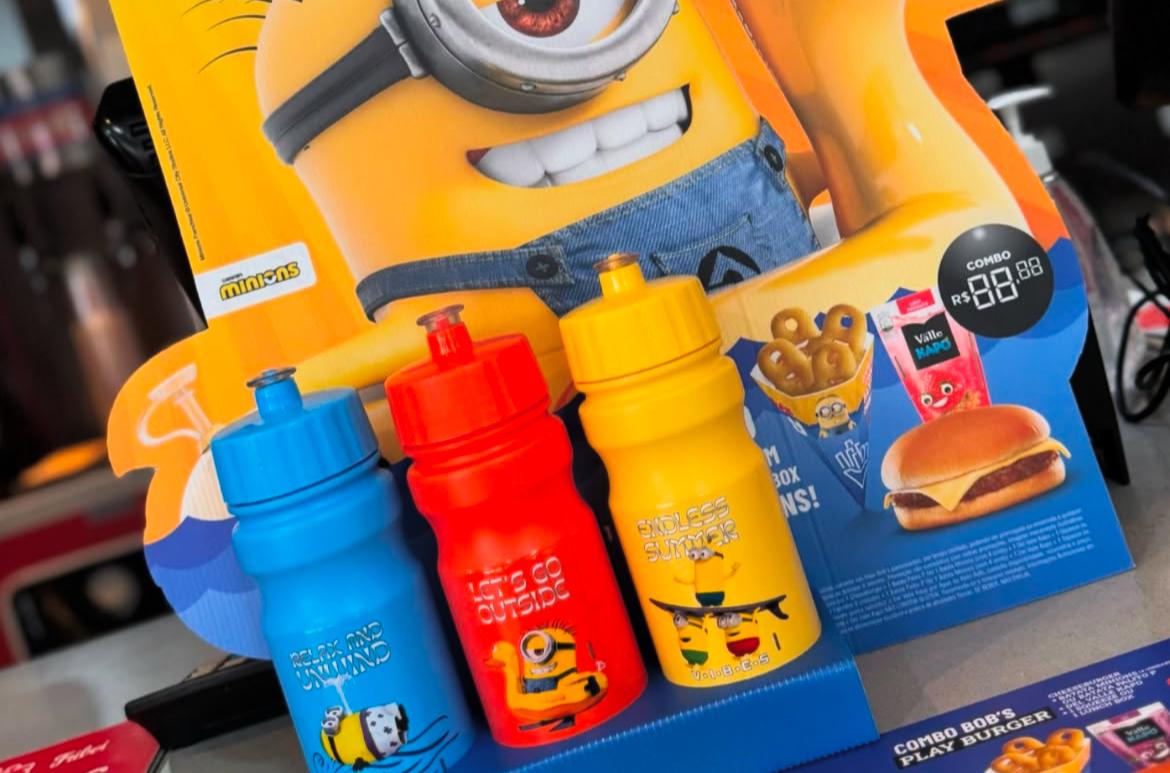 Quando tem Minions, a diversão é garantida no Bob’s