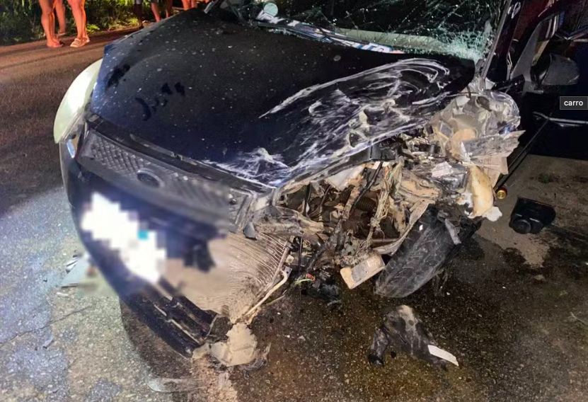 Condutor morre após caminhonete e carro baterem de frente na rodovia SE-160 em Itabi