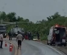 Paciente que caiu de maca após acidente em Rosário do Catete está estável