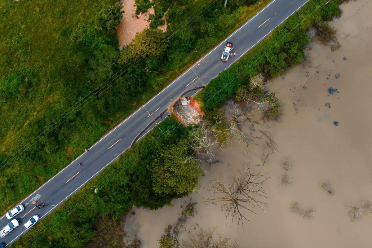 Rodovia SE-270, em Lagarto, é interditada após danos causados por chuvas