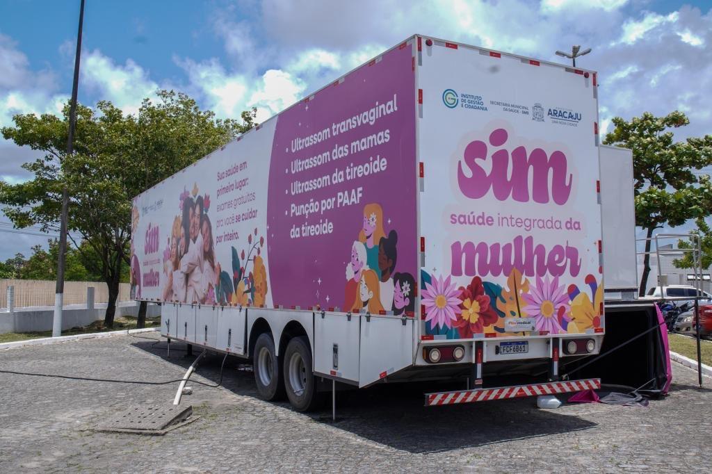 Carreta da Saúde do IGC encerra atendimentos em Aracaju com mais de 1.400 exames realizados