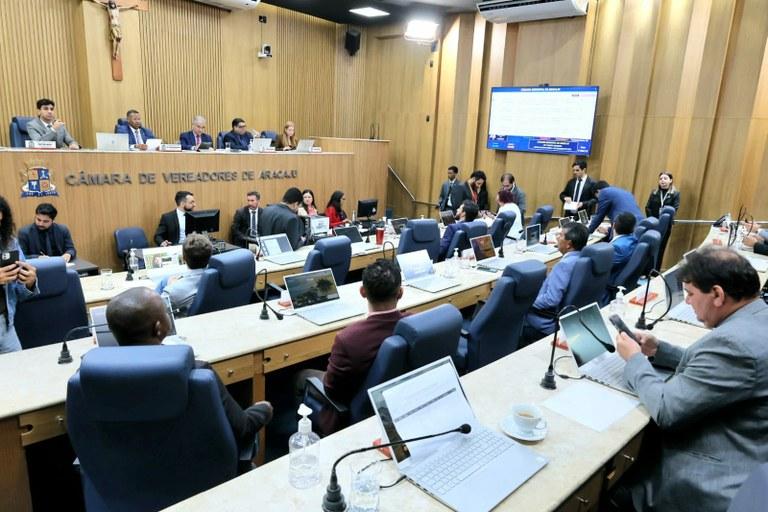 Câmara de Vereadores de Aracaju aprova 593 emendas impositivas e destina mais de R$ 70 milhões em 2025