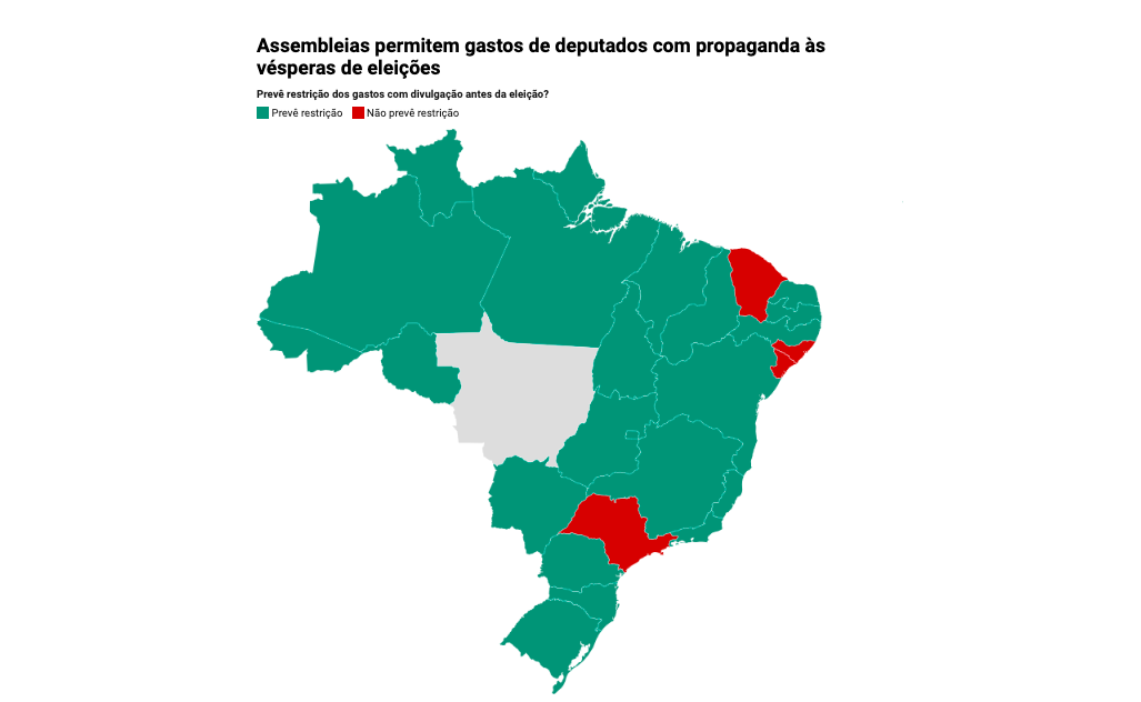 A Assembleia do Mato Grosso é a única do País a não prever o gasto de cota parlamentar para serviços de 'divulgação'