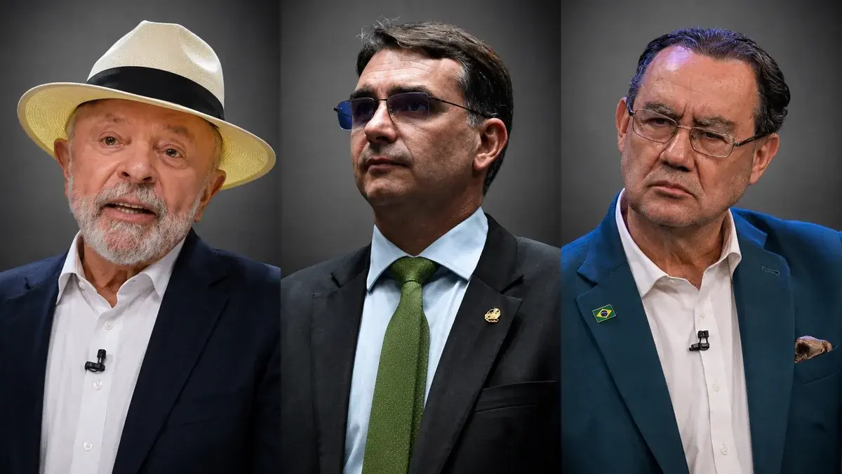 BTG/Nexus: Lula lidera com 39%, Flávio Bolsonaro cai para 33% e Augusto Cury dispara para 11%
