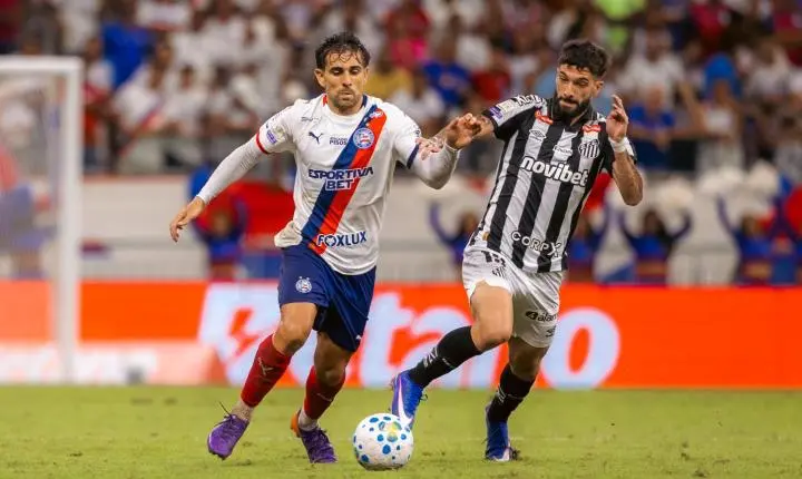 Bahia e Santos empatam na Fonte Nova