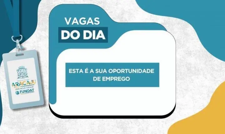 Confira novas vagas de emprego disponibilizadas pela Prefeitura para esta segunda-feira, 25