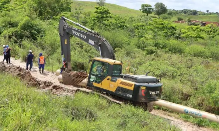 Iguá Sergipe avança com as obras da rede de esgoto sanitário em Socorro