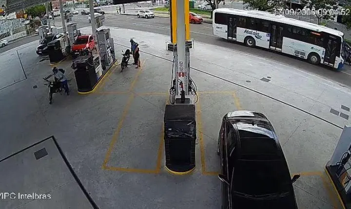 Polícia prende homem que fugia após abastecer em postos de combustíveis