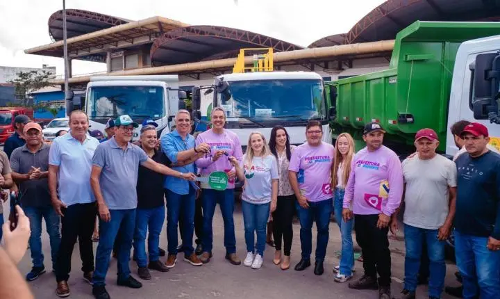 Prefeito Sérgio Reis entrega novos veículos e reforça frota com investimentos de R$ 1,6 milhão
