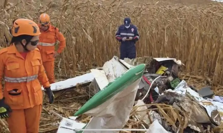 Queda de avião em Macambira deixa duas vítimas fatais
