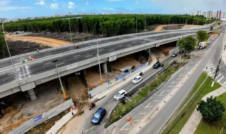 Trânsito no viaduto do da Beira-Mar é liberado nesta quarta-feira, 27
